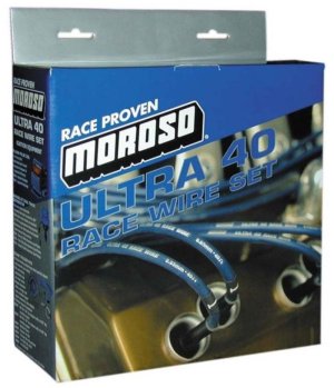 Dodge Hemi Ignition Wire Set - Moroso - Ultra 40 - Unsleeved - Blue - `03-`05 Dodge Hemi Ignition Wire Set - Moroso - Ultra 40 - Unsleeved - Blue - `03-`05