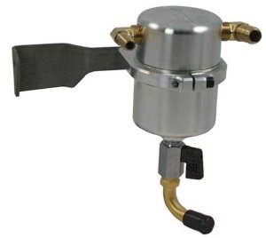 Toyota Tundra Oil Catch Can - Moroso - Air/Oil Separator, Billet Aluminum - `07-`14