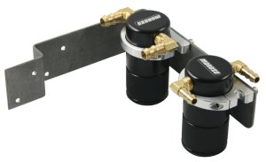 Subaru WRX STI Oil Catch Can - Moroso - Billet Alum - Black - `08-`14