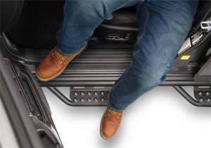 Toyota 4Runner Nerf Steps - Full Length - N-Fab - RS - Textured Black - `14-`24