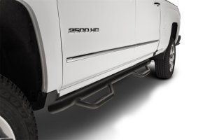 Chevrolet Silverado 2500 Nerf Step - Cab Length - N-Fab - 3in Tube, 2 Steps per Side - Textured Black - `11-`14