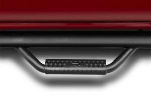 GMC Sierra Side Steps - Cab Length - N-Fab - Patented Hoop Step Design - Textured Black - `14-`18