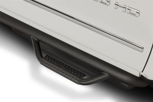 Chevrolet Silverado 3500 Nerf Step Bars - Side (Cab Length) - N-Fab - 3in Diameter, 2 Steps per Side - Textured Black - `17-`19