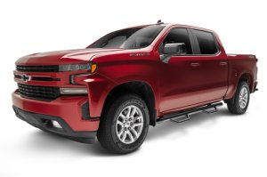 Chevrolet Silverado 3500 HD Side Steps - Cab Length - N-Fab - 3in (2 Steps per Side) - Textured Black - `20-`24