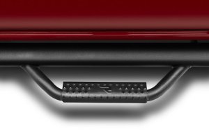 Chevrolet Silverado Side Steps - N-Fab - Wheel-to-Wheel with Bed Access (3 Steps per Side) - Textured Black - `19-`25