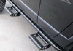 Dodge Ram 2500 SLT Step Nerf Bar - Cab Length - N-Fab - RKR Step System - Textured Black - 2010
