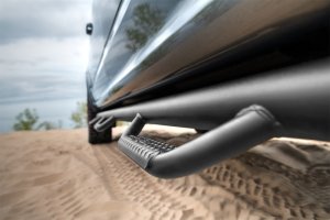 Ford F-150 Nerf Step - Side - N-Fab - Wheel-to-Wheel with Bed Access - Textured Black - `15-`24