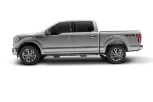 Ford F-150 RKR Step System - Cab Length - N-Fab - 1.75 in. Rails, Fully Welded 1-Piece Design, Dual 1.75 in. Rails w/XD Brackets - Textured Black - `15-`24