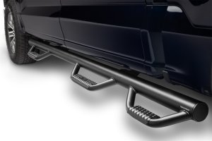 Ford F-150 Nerf Steps - N-Fab - Wheel-to-Wheel with Bed Access - Textured Black - `15-`24