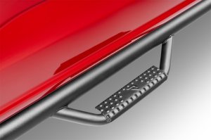 Ford F-450 Nerf Step - Side - N-Fab - Cab Length Hoop Step - Textured Black - `17-`24