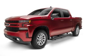 GMC Sierra 1500 Running Boards - Cab Length - N-Fab - Growler Step System - 7 in. Board - Textured Black - `19-`24