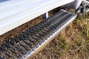 Chevrolet Silverado 2500 HD Running Boards - Cab Length - N-Fab - Growler - Textured Black - `20-`25