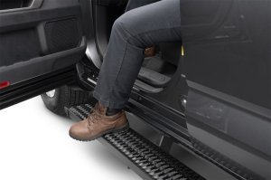 Toyota Tundra Running Boards - Cab Length - N-Fab - Growler - Textured Black - `07-`21