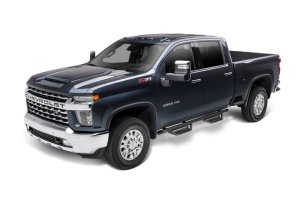 GMC Sierra 3500 HD Side Steps - Cab Length (2 Steps per Side) - N-Fab - Podium LG - Textured Black - `20-`24