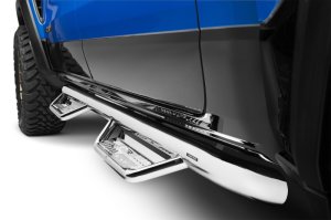 Ram 1500 Side Steps - Cab Length - N-Fab - Podium SS - 3 in. Main Tube Diameter - Polished Stainless - `19-`24 Ram 1500 Side Steps - Cab Length - N-Fab - Podium SS - 3 in. Main Tube Diameter - Polished Stainless - `19-`24