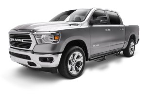 Ram 1500 Nerf Bars - Cab Length - N-Fab - Podium LG 3 in. Main Tube - Textured Black - `19-`24