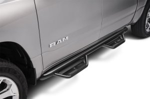 Ram 1500 Nerf Bars - Cab Length - N-Fab - Podium LG 3 in. Main Tube - Textured Black - `19-`24