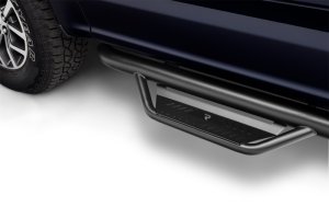 Ford F-350 Side Steps - Cab Length - N-Fab - Podium LG - 3 in. Main Tube Diameter - Textured Black - `17-`24