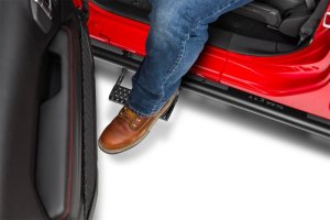 Jeep Gladiator JT Step Nerf Bar - N-Fab - RKR Step System - Full Length - Textured Black - `20-`24 Jeep Gladiator JT Step Nerf Bar - N-Fab - RKR Step System - Full Length - Textured Black - `20-`24