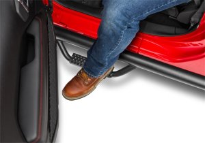 Jeep Wrangler JT Nerf Bars - Wheel-to-Wheel - N-Fab - 3 in. Main Tube Diameter - Textured Black - 2019 Jeep Wrangler JT Nerf Bars - Wheel-to-Wheel - N-Fab - 3 in. Main Tube Diameter - Textured Black - 2019