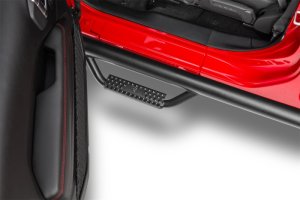 Jeep Wrangler JT Nerf Bars - Wheel-to-Wheel - N-Fab - 3 in. Main Tube Diameter - Textured Black - 2019 Jeep Wrangler JT Nerf Bars - Wheel-to-Wheel - N-Fab - 3 in. Main Tube Diameter - Textured Black - 2019