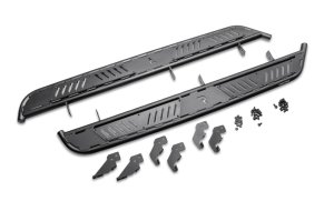 Nissan Frontier Running Boards - Cab Length - N-Fab - Roan - Textured Black - `22-`24 Nissan Frontier Running Boards - Cab Length - N-Fab - Roan - Textured Black - `22-`24