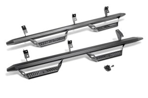 Chevrolet Silverado 3500 HD Step Nerf Bar - N-Fab - Predator Pro, Cab Length, 2 Steps per Side - Textured Black - `20-`25 Chevrolet Silverado 3500 HD Step Nerf Bar - N-Fab - Predator Pro, Cab Length, 2 Steps per Side - Textured Black - `20-`25