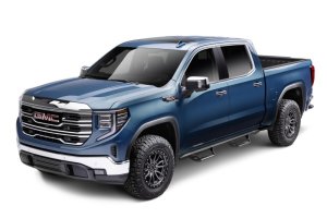 GMC Sierra 1500 Nerf Bars - Cab Length - N-Fab - Predator Pro - Textured Black - `19-`25