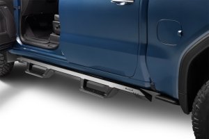 GMC Sierra 2500 HD Nerf Bars - Cab Length - N-Fab - Predator Pro - Textured Black - `20-`25