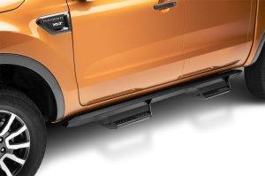 Ford Ranger Nerf Bars - Cab Length - N-Fab - Predator Pro - Textured Black - `19-`24