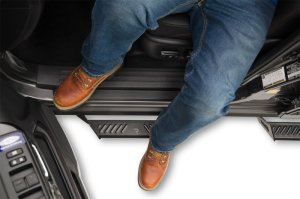 Toyota 4Runner Nerf Bars - Cab Length - N-Fab - Predator Pro - Textured Black - `14-`24