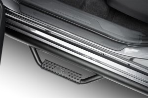 Toyota Tundra Nerf Step - Cab Length - N-Fab - Cab Length (1 Step per Side) - Textured Black - `07-`20