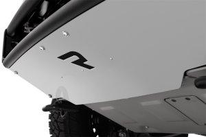 Toyota Tundra Front Bumper - N-Fab - M-RDS PreRunner with Integrated Brushed Aluminum Skid Plate - Gloss Black - `14-`21