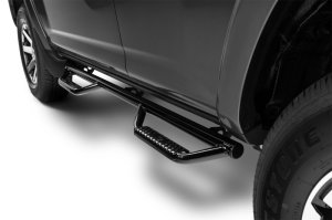 Toyota 4Runner Nerf Step Bar - N-Fab - Wheel-to-Wheel (2 Steps per Side), 2 in. Main Tube Diameter - Gloss Black - `10-`24