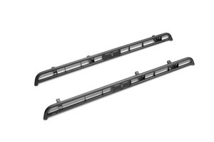 Toyota Tundra Body Armor Rock Rails - Cab Length - N-Fab - RKR Rails - Textured Black - `22-`24