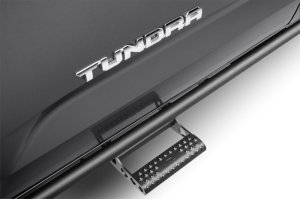 Toyota Tundra CrewMax Step Nerf Bar - N-Fab - RKR Step System - Cab Length (2 Step Mounts/2 Steps per Side) - Textured Black - `22-`24