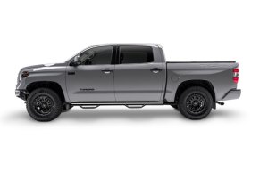 Toyota Tundra CrewMax Nerf Steps - N-Fab - Wheel to Wheel without Bed Access - Textured Black - `22-`24