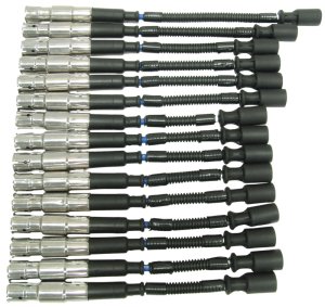 Mercedes-Benz C43 AMG Spark Plug Wire Set - NGK - Tinned Copper Core - `98-`00 Mercedes-Benz C43 AMG Spark Plug Wire Set - NGK - Tinned Copper Core - `98-`00
