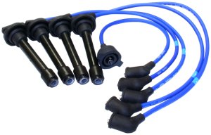 Honda Prelude Spark Plug Wire Set - NGK - 4 Wires w/Coil Lead - `93-`01