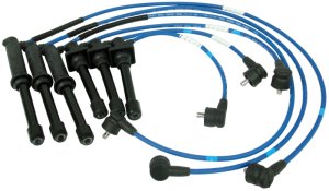 Mazda 626 Spark Plug Wire Set - NGK - Variable Pitch Resistor Cables - `98-`02
