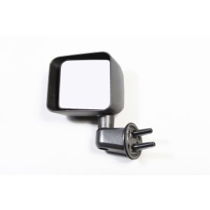 Jeep Wrangler JKU Door Mirror - Left - OMIX - OE Style - Black - `07-`18
