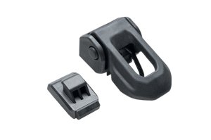 Jeep Wrangler JL Hood Catch - Left or Right Side - OMIX - OE Style Replacement - Black - `18-`27 Jeep Wrangler JL Hood Catch - Left or Right Side - OMIX - OE Style Replacement - Black - `18-`27