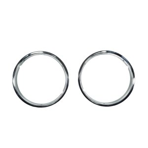 Jeep Wrangler Unlimited LJ Headlight Bezels - OMIX - Chrome - `04-`06