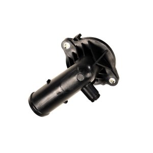 Jeep Wrangler Thermostat Housing - OMIX - OE Style with Integrated 203-degree Thermostat and O-ring Seal - Black - `12-`18
