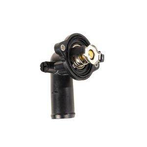Jeep Wrangler Thermostat Housing - OMIX - OE Style with Integrated 203-degree Thermostat and O-ring Seal - Black - `12-`18