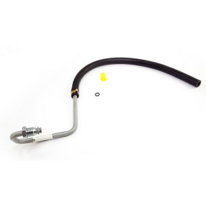 Jeep Wrangler Power Steering Return Hose - OMIX - OE Style, Oil Resistant Synthetic Rubber - `97-`02