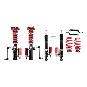 Ford Mustang Suspension Lift Kit - Front + Rear - Pedders - SportsRyder Supercar Adjustable Coilover Kit - `05-`14