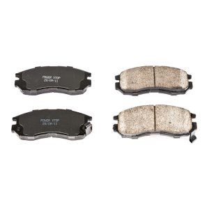 Mitsubishi Eclipse Brake Pads - Front - PowerStop - Z16 Evolution Ceramic - `90-`05