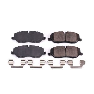 Land Rover LR3 Brake Pads - Front - PowerStop - Z17 Evolution Ceramic + Stainless Steel Hardware - `05-`09 Land Rover LR3 Brake Pads - Front - PowerStop - Z17 Evolution Ceramic + Stainless Steel Hardware - `05-`09