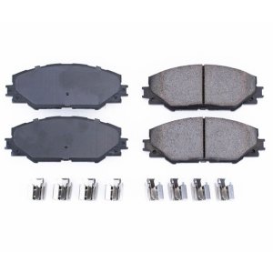 Pontiac Vibe Brake Pads - Front - PowerStop - Z17 Evolution Ceramic + Hardware - `09-`10 Pontiac Vibe Brake Pads - Front - PowerStop - Z17 Evolution Ceramic + Hardware - `09-`10